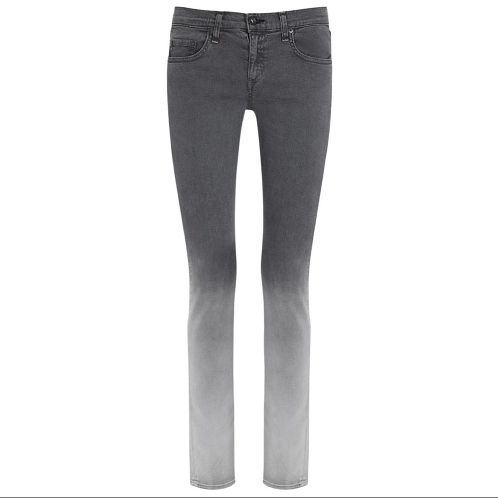 Rag and bone charcoal ombré jean size 28